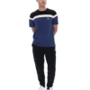 T-shirt Fila Aiden « Cut & Sew » bleu marine