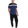 T-shirt Fila Aiden « Cut & Sew » bleu marine