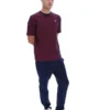 T-shirt Fila bleu marine à imprimé Nilo à fines rayures
