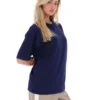 T-shirt Fila Cinzia bleu marine coupe boyfriend