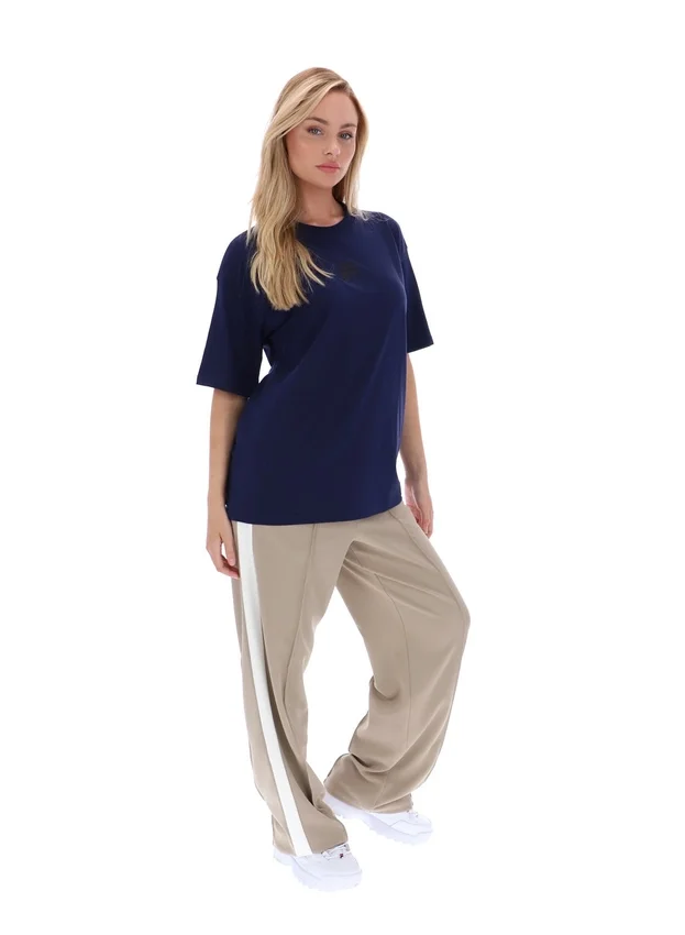 T-shirt Fila Cinzia bleu marine coupe boyfriend