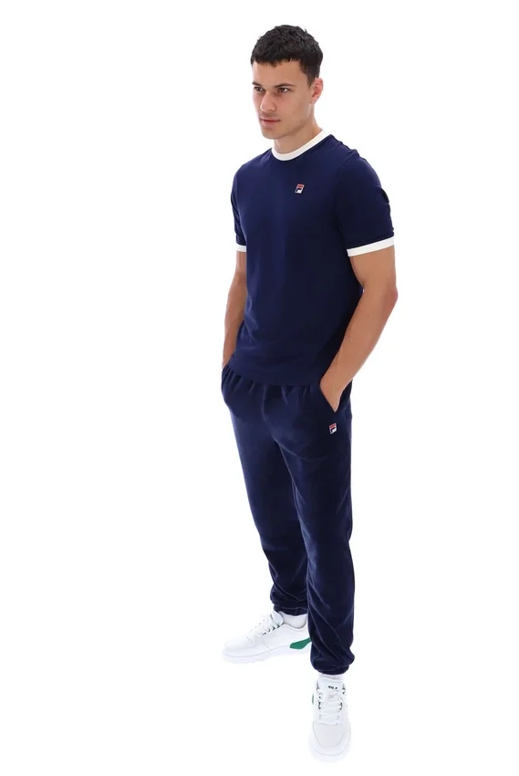 T-shirt Fila Marconi Essential Ringer bleu marine