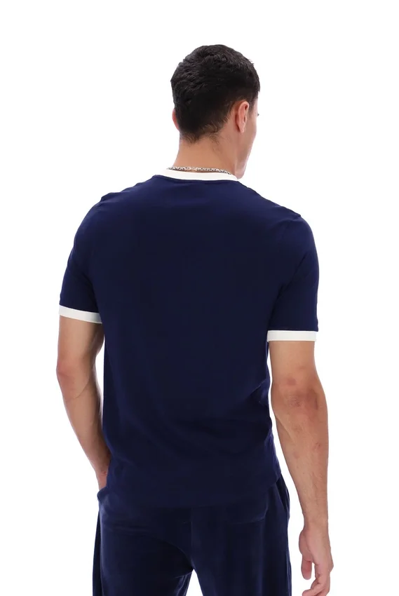 T-shirt Fila Marconi Essential Ringer bleu marine