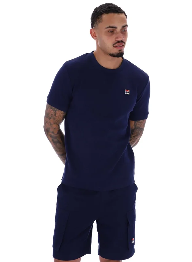 T-shirt Fila Navy Ash Micro Waffle Ringer
