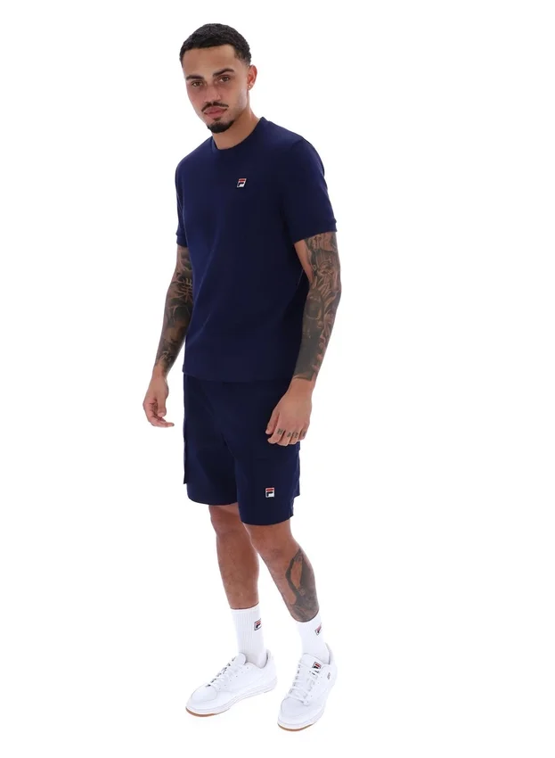 T-shirt Fila Navy Ash Micro Waffle Ringer