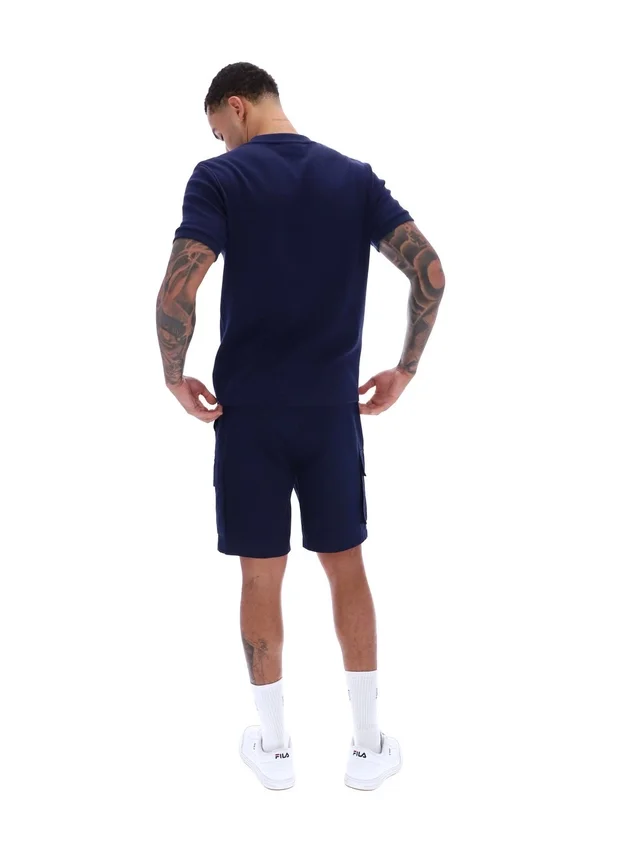 T-shirt Fila Navy Ash Micro Waffle Ringer