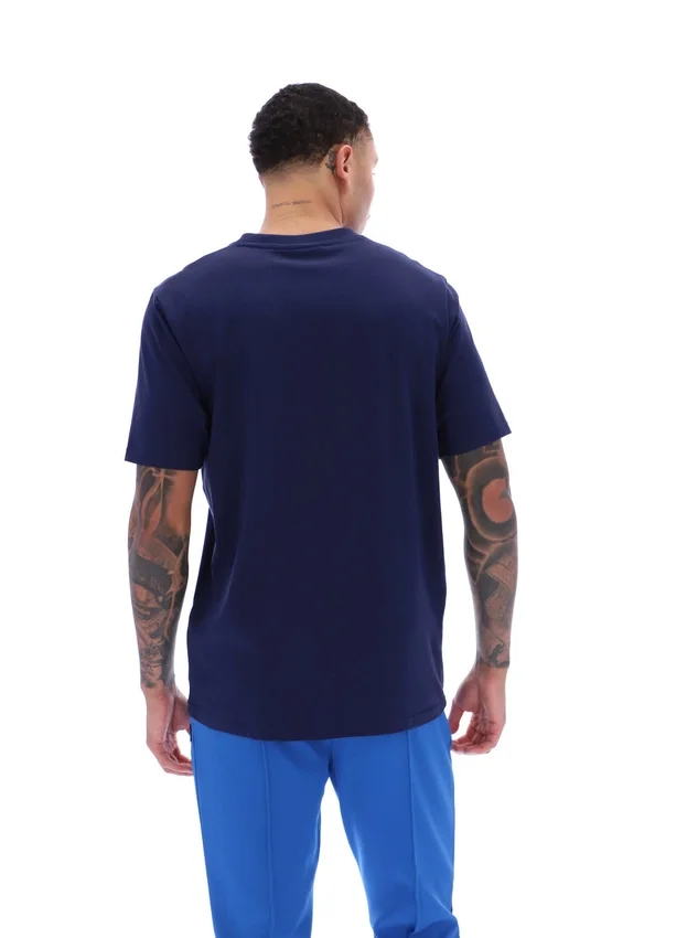 T-shirt Fila Navy Williams à passepoils contrastés