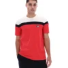 T-shirt Fila Red Aiden Cut and Sew