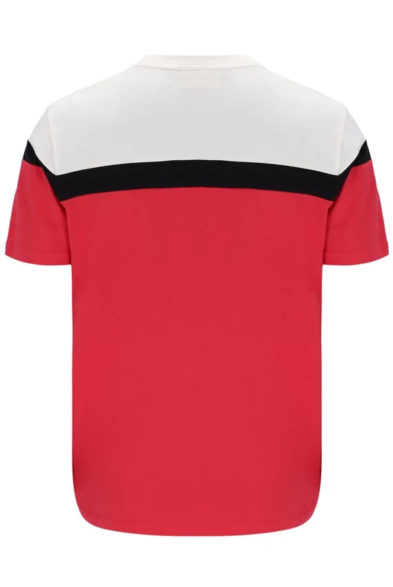 T-shirt Fila Red Aiden Cut and Sew