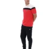 T-shirt Fila Red Aiden Cut and Sew