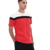 T-shirt Fila Red Aiden Cut and Sew