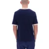 T-shirt Fila Rosario bleu marine à rayures en tissu éponge