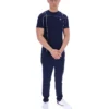 T-shirt Fila Terri bleu marine avec passepoil contrasté