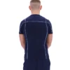 T-shirt Fila Terri bleu marine avec passepoil contrasté