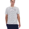 T-shirt à fines rayures imprimé Gardenia Nilo