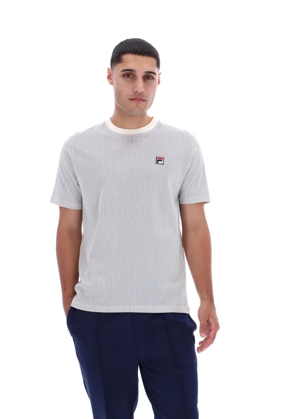 T-shirt à fines rayures imprimé Gardenia Nilo