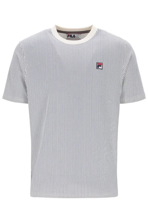 T-shirt à fines rayures imprimé Gardenia Nilo