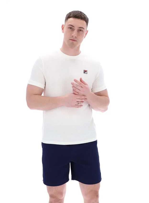 T-shirt Gardenia Ash Micro Waffle Ringer