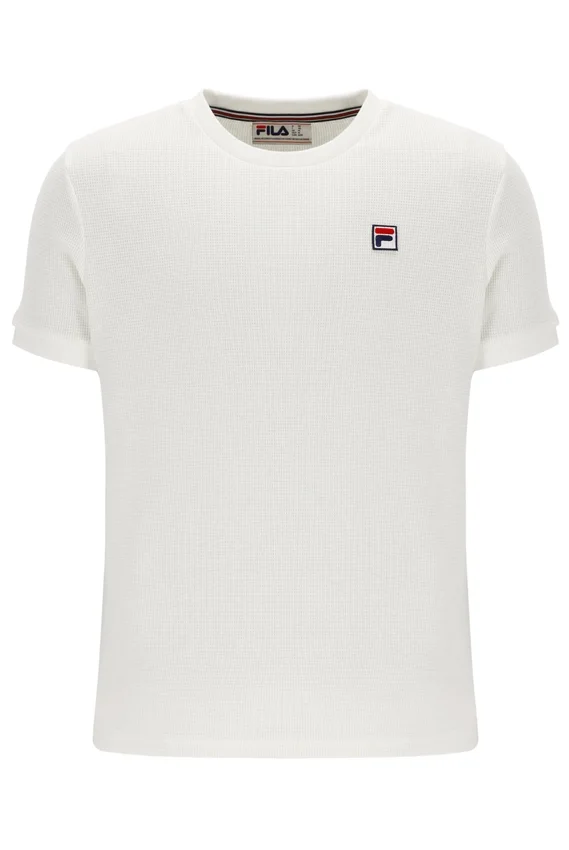 T-shirt Gardenia Ash Micro Waffle Ringer