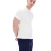 T-shirt Gardenia Ash Micro Waffle Ringer