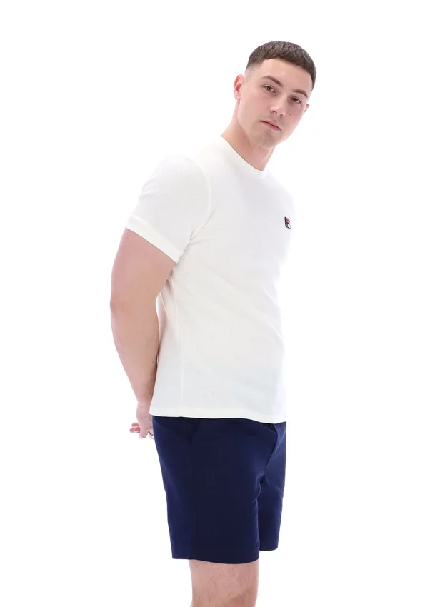 T-shirt Gardenia Ash Micro Waffle Ringer