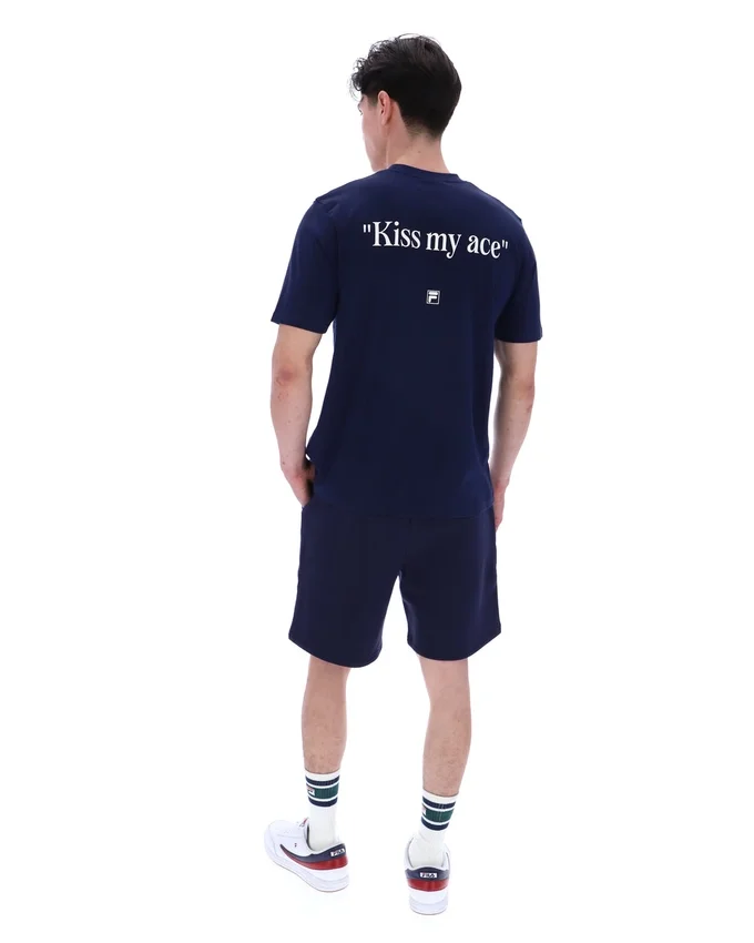 T-shirt graphique Fila bleu marine Osvaldo