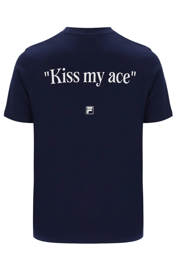 T-shirt graphique Fila bleu marine Osvaldo
