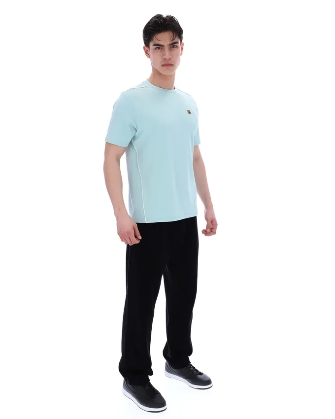 T-shirt Lawrenze d'inspiration fitness, bleu sterling