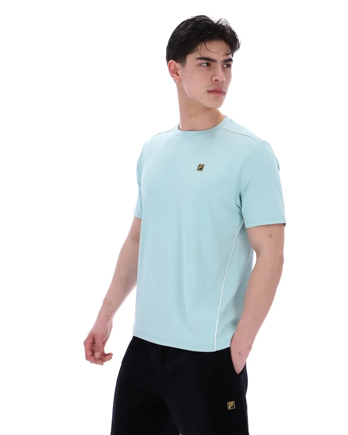 T-shirt Lawrenze d'inspiration fitness, bleu sterling