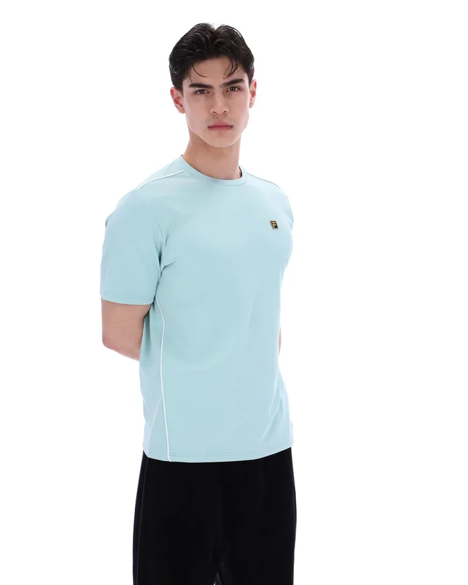 T-shirt Lawrenze d'inspiration fitness, bleu sterling