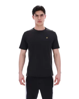 T-shirt Lawrenze d'inspiration fitness noir