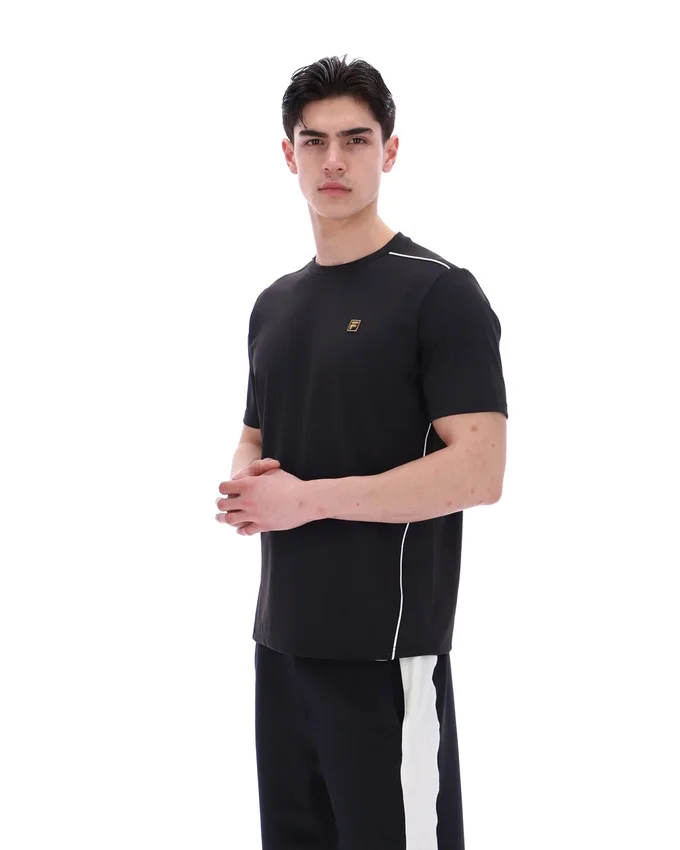 T-shirt Lawrenze d'inspiration fitness noir