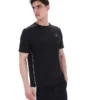 T-shirt Lawrenze d'inspiration fitness noir