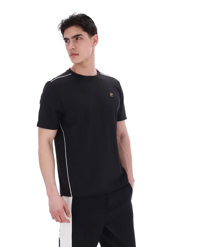 T-shirt Lawrenze d'inspiration fitness noir