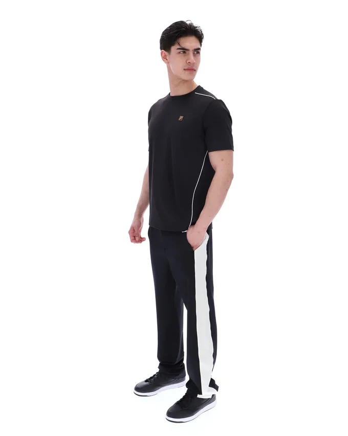 T-shirt Lawrenze d'inspiration fitness noir