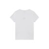 T-shirt à manches courtes 2019 minimaliste brodé, blanc