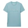 T-shirt à manches courtes avec imprimé ajouré, vert