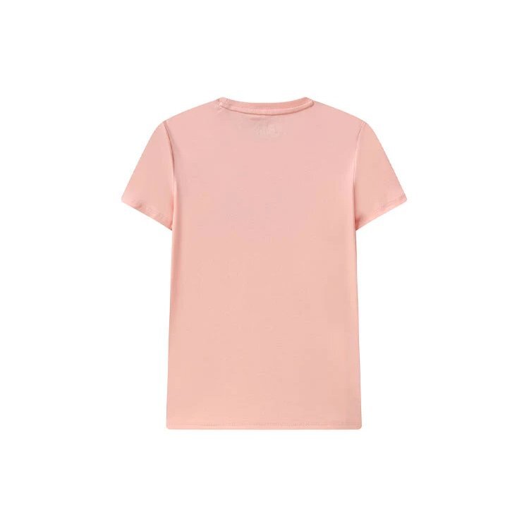 T-shirt à manches courtes rose « Logo Alphabet Sports » agréable au toucher