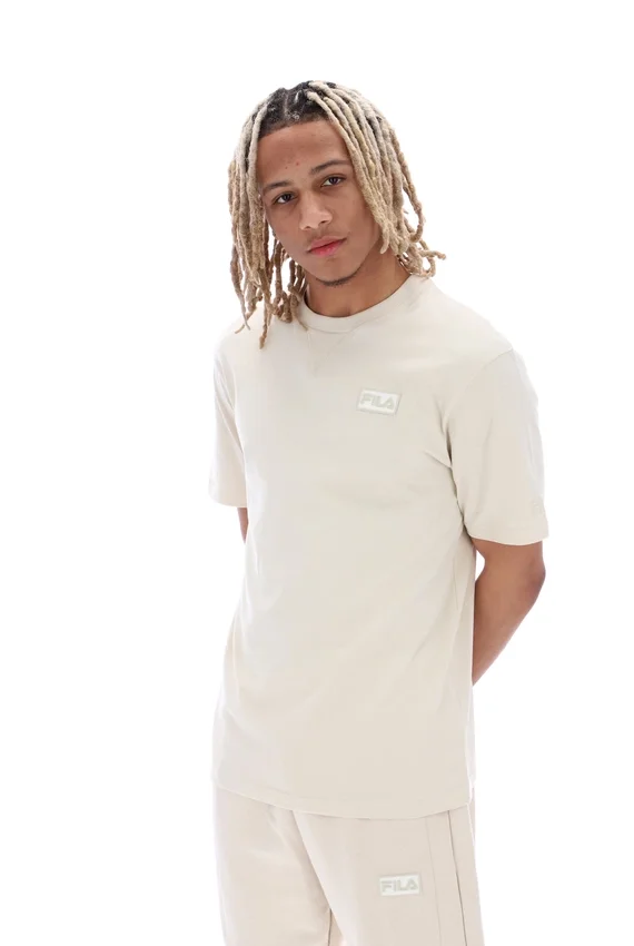T-shirt à manches courtes unisexe Benjiman couleur avoine