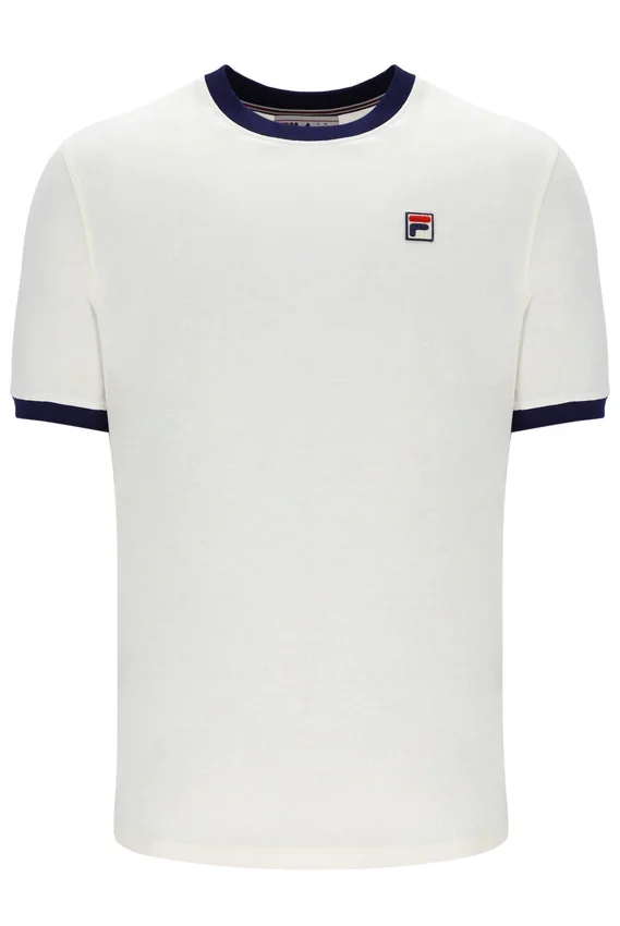 T-shirt Marconi Essential à bords-côtes Gardenia
