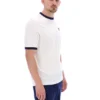 T-shirt Marconi Essential à bords-côtes Gardenia