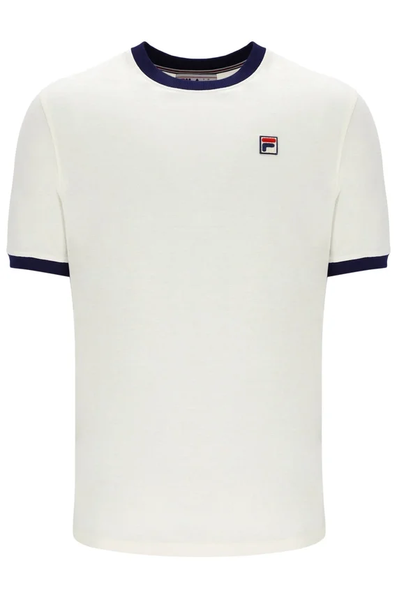 T-shirt Marconi Essential à bords-côtes Gardenia