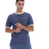 T-shirt Marconi Essential Ringer indigo vintage
