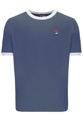 T-shirt Marconi Essential Ringer indigo vintage