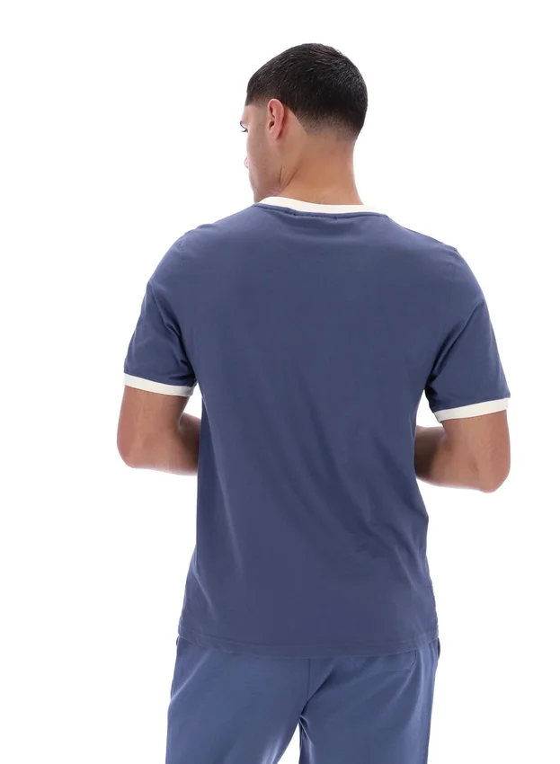 T-shirt Marconi Essential Ringer indigo vintage