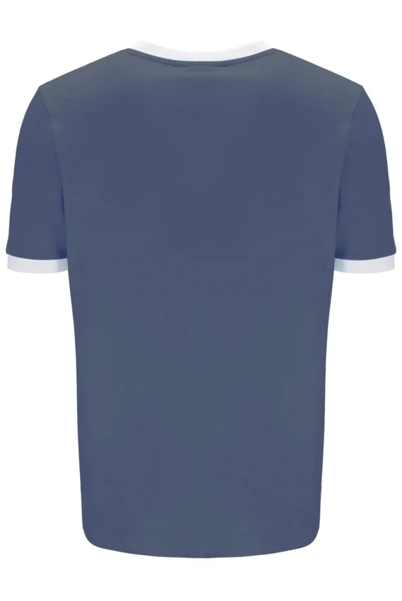 T-shirt Marconi Essential Ringer indigo vintage