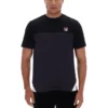 T-shirt noir Tiebreaker à blocs de couleur