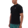 T-shirt noir Trey à coutures contrastées