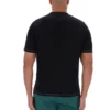 T-shirt noir Trey à coutures contrastées