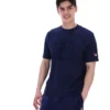 T-shirt Pepe Fila bleu marine avec logo floqué